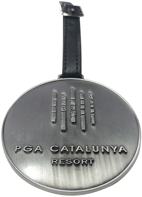 Bag Tag plateado