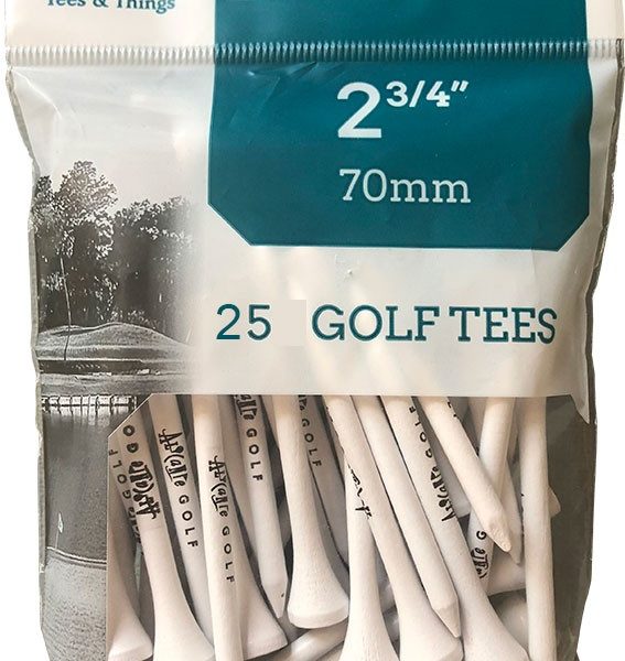 Bolsa de 25 tees de 70mm personalizados