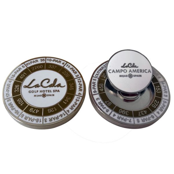 Moneda con marcador extraible - Sin relieve