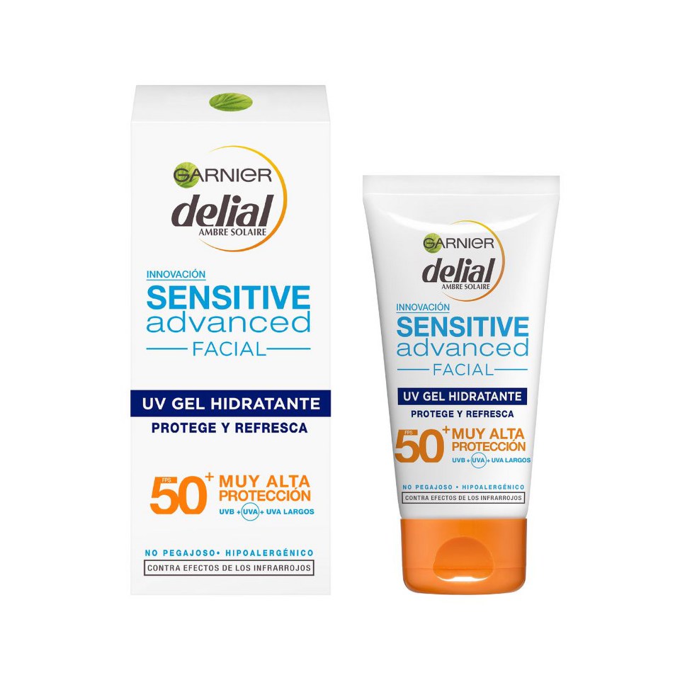Gel protector facial F50. Pieles sensibles. Capacidad: 50ml