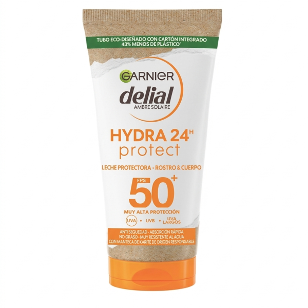 Leche protectora rostro y cuerpo F50. Capacidad: 50ml